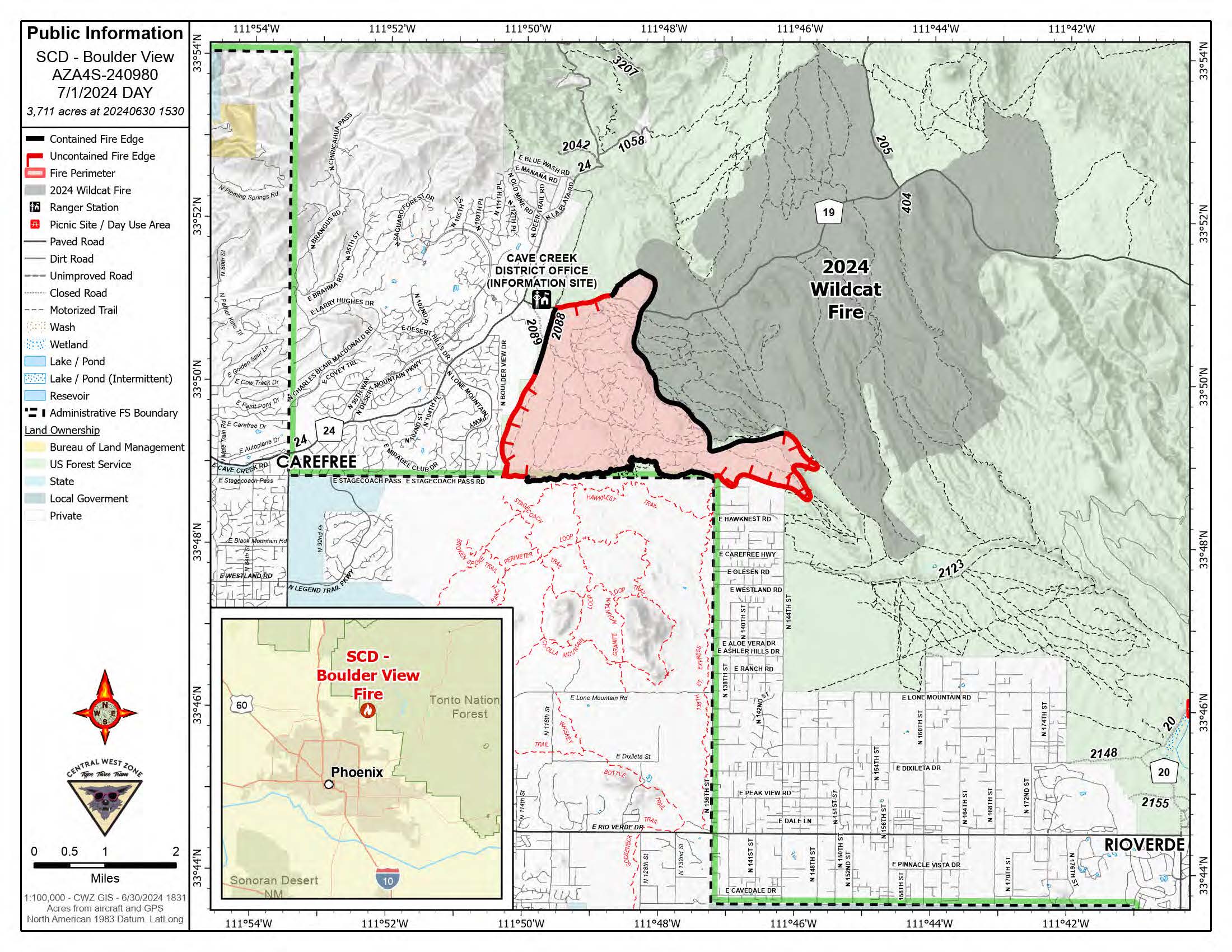 Aza4S Boulder View Fire Incident Maps | InciWeb